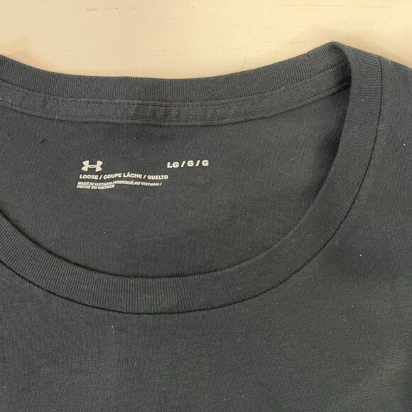 Under Armour Men’s Black Graphic Performance T-Shirt - Size Large (loose fit) - Picture 6 of 6
